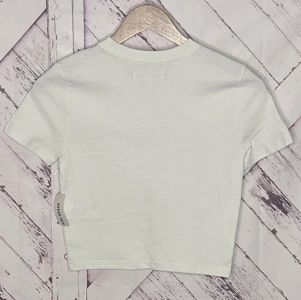 Urban Outfitters Why Can't I Be Rich Instead Of Good Looking? Cropped Tee - Picture 2 of 4